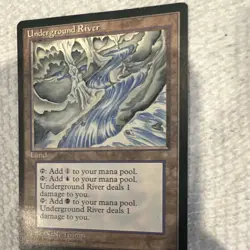 Wizards of the Coast Magic: The Gathering Underground River Ice Age Rare #357 - Image 2