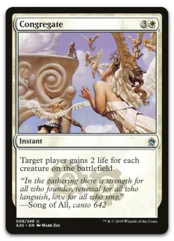 Congregate #8 (NM) Masters 25 A25 Magic MTG - Image 1
