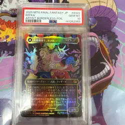 MTG FF Kefka the Artificial Mage PSA10 Foil Yoshitaka Amano - Image 1