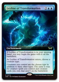 Leyline of Transformation (Extended Art) #372 (Foil) NM Duskmourn DSK Magic MTG - Image 1