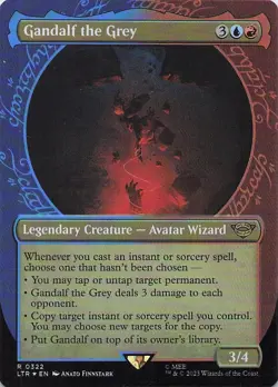 Gandalf the Grey (Showcase) Lord of the Rings: Tales of Middle-Earth Foil - Image 1