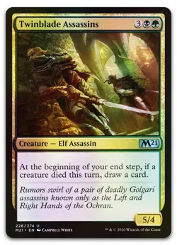 Twinblade Assassins #226 (Foil) (NM) Core Set 2021 M21 Magic MTG - Image 1