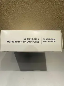 MTG Secret Lair – Warhammer 40K Orks (FOIL Edition) – Factory Sealed HaloTape 195166171302 - Image 1