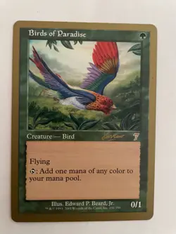 Birds of Paradise - Gold Border, World Championship Decks. 2002 7th NM - Image 1