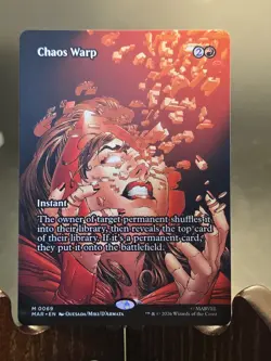 Chaos Warp (Borderless) Marvel Universe Eternal-Legal MTG Regular Near Mint - Image 1