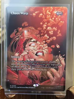 Chaos Warp (Borderless) Marvel Universe Eternal-Legal MTG Regular Near Mint - Image 3