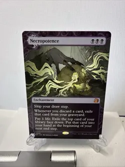 Necropotence - Near Mint MTG Wilds of Eldraine: Enchanting Tales REG - Image 1