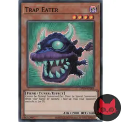 Yugioh Trap Eater OP19-EN005 Super Rare NM - Image 1