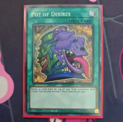 RA01-EN056 Pot of Desires Collector's Rare 1st Edition YuGiOh - Image 1