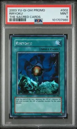 Yu-Gi-Oh! PSA 9 Riryoku TSC-002 Secret Rare The Sacred Cards Promo Mint - Image 1