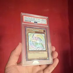 Konami 2021 Yu-Gi-Oh! Dark Magician Ghost Rare 1st Ed GFTP-EN128 PSA 10 - Image 3