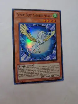 Crystal Beast Sapphire Pegasus LCGX-EN161 (Super Rare, Unlimited, Near Mint NM) - Image 1