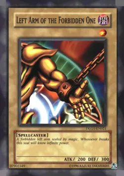 Left Arm of the Forbidden One DLG1-EN021 Dark Legends Yu-Gi-Oh Unlimited NM - Image 1