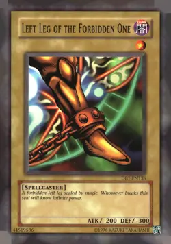 Left Leg of the Forbidden One DB1-EN136 Dark Beginning 1 Yu-Gi-Oh Unlimited LP - Image 1