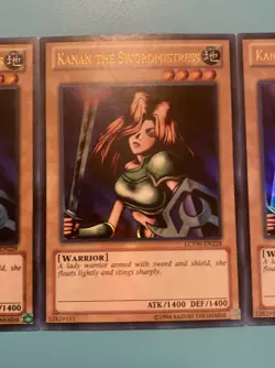Yugioh - Kanan the Swordmistress LCYW-EN228 ULTRA NM X3 - PLAYSET - Image 3