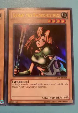 Yugioh - Kanan the Swordmistress LCYW-EN228 ULTRA NM X3 - PLAYSET - Image 4