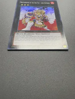 Yu-Gi-Oh! Brotherhood Of The Fire Fist - Lion Emperor Super 1st CBLZ-EN099 LP - Image 2