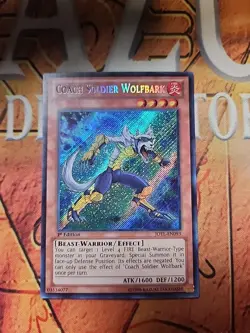 Coach Soldier Wolfbark JOTL-EN093 Secret Rare 1st Ed NM Yugioh - Image 1