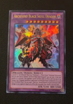 Yu-Gi-Oh! Archfiend Black Skull Dragon #CORE-EN048 Super Rare - Image 1