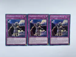 3X BLGG-EN035 Champion’s Pulse Secret Rare Yu-Gi-Oh! NEW Playset - Image 1