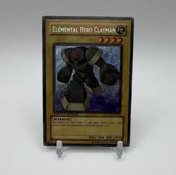 Konami Yu-Gi-Oh! TCG Elemental HERO Clayman EHC2-EN002 Ultra Rare Foil Limited - Image 1