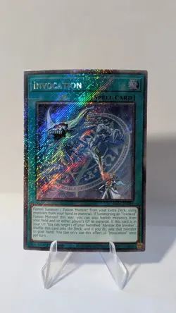 Invocation - Platinum Secret Rare 1st Edition - RA04-EN281 Yu-Gi-Oh - Image 1
