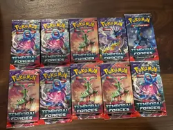 Pokemon TCG Temporal Forces (Lot Of 10) FACTORY SEALED - Image 1
