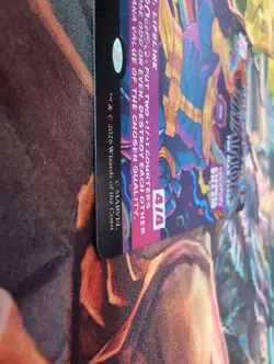 MTG - Thanos, The Mad Titan (Borderless Foil) (0400) - Marvel Super Heroes (MSH) - Image 5
