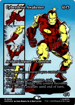 Cyberdrive Awakener (Borderless) Marvel Universe Eternal-Legal NM Foil - Image 1