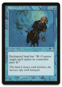 Sunken Field #51 (LP) Prophecy PCY Magic MTG - Image 1
