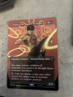 Shang-Chi, Master of Kung Fu (FOIL) (Borderless) MTG Marvel Super Heroes Card - Image 1