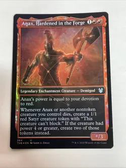 Anax, Hardened in the Forge (Showcase) Theros Beyond Death Foil #264 - Image 1