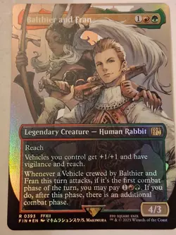 Balthier and Fran (0393) (Borderless) Final Fantasy Foil - Image 1