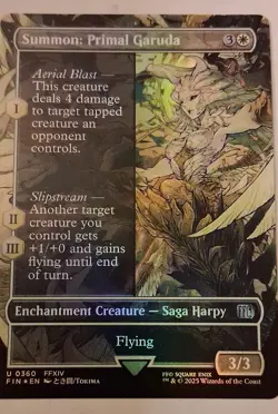 Summon: Primal Garuda (Borderless) Final Fantasy Foil - Image 1