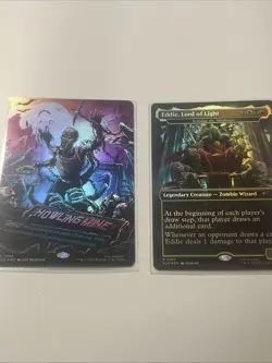Magic The Gathering Eddie Lord of Light and Howling Mine Foil Secret Lair Drop - Image 3