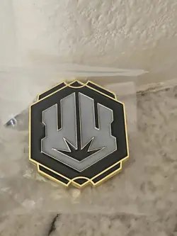 Disney Lorcana Steel Ink Wilds Unknown League Promo Pin - Image 2