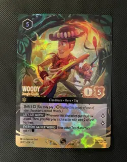 Ravensburger Disney Lorcana TCG Woody - Jungle Guide 54/P3 Set Champ Enchanted - Image 1