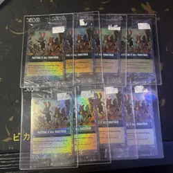 Lot of 8 Disney Lorcana TCG. Putting It All Together Promo Card Sealed - Image 1
