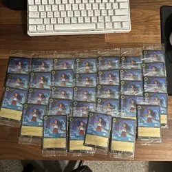 Disney Lorcana TCG Moana 26/P2 Promo Cinemark Lorcana Foil Lot of 32 Cards - Image 1