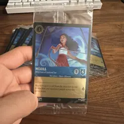 Disney Lorcana TCG Moana 26/P2 Promo Cinemark Lorcana Foil Lot of 32 Cards - Image 3