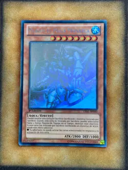 Yugioh Mobius the Mega Monarch LVAL-EN040 LVAL-SP040 Ghost 1st Ed SPANISH LP - Image 1