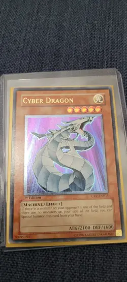 Yugioh Cyber Dragon CRV-EN015 Ultimate Rare 1st Edition LP - Image 3