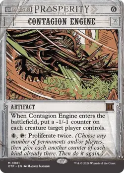Contagion Engine - Near Mint MTG Outlaws of Thunder Junction: Breaking News - Image 1