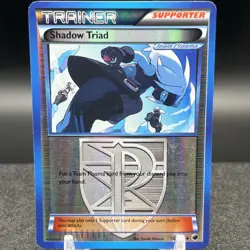 Shadow Triad 102/116 Reverse Holo Uncommon BW Plasma Freeze Pokemon Card - Image 1