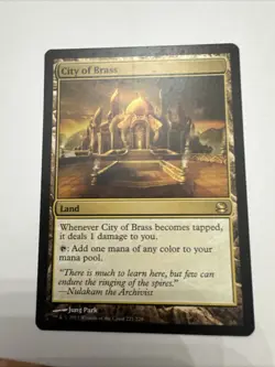 City of Brass Modern Masters MTG Magic The Gathering Card Lightly Played - Image 1