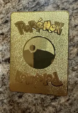 Charizard 1st Edition Gold Metal Pokemon Card Collectible - Image 2