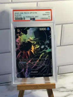 Kuzan SR SP OP10-082 Legacy of the Master 2025 One Piece Card PSA 10 OP12 EN - Image 1