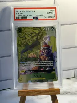 2024 One Piece Shura WINNER Card TNMT Pack Vol.7 PSA 10 GEM MINT - Image 1