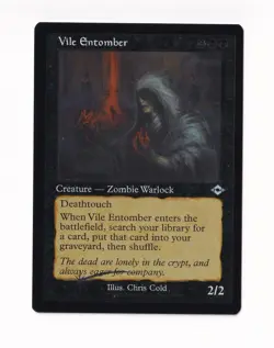 Magic the Gathering Modern Horizons 2 #403 Vile Entomber Retro Frame Foil Etched - Image 1