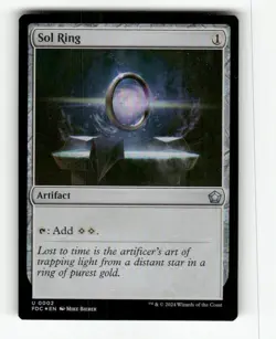 Sol Ring 2 NM Foil U MTG Magic Commander: Foundations - Image 1